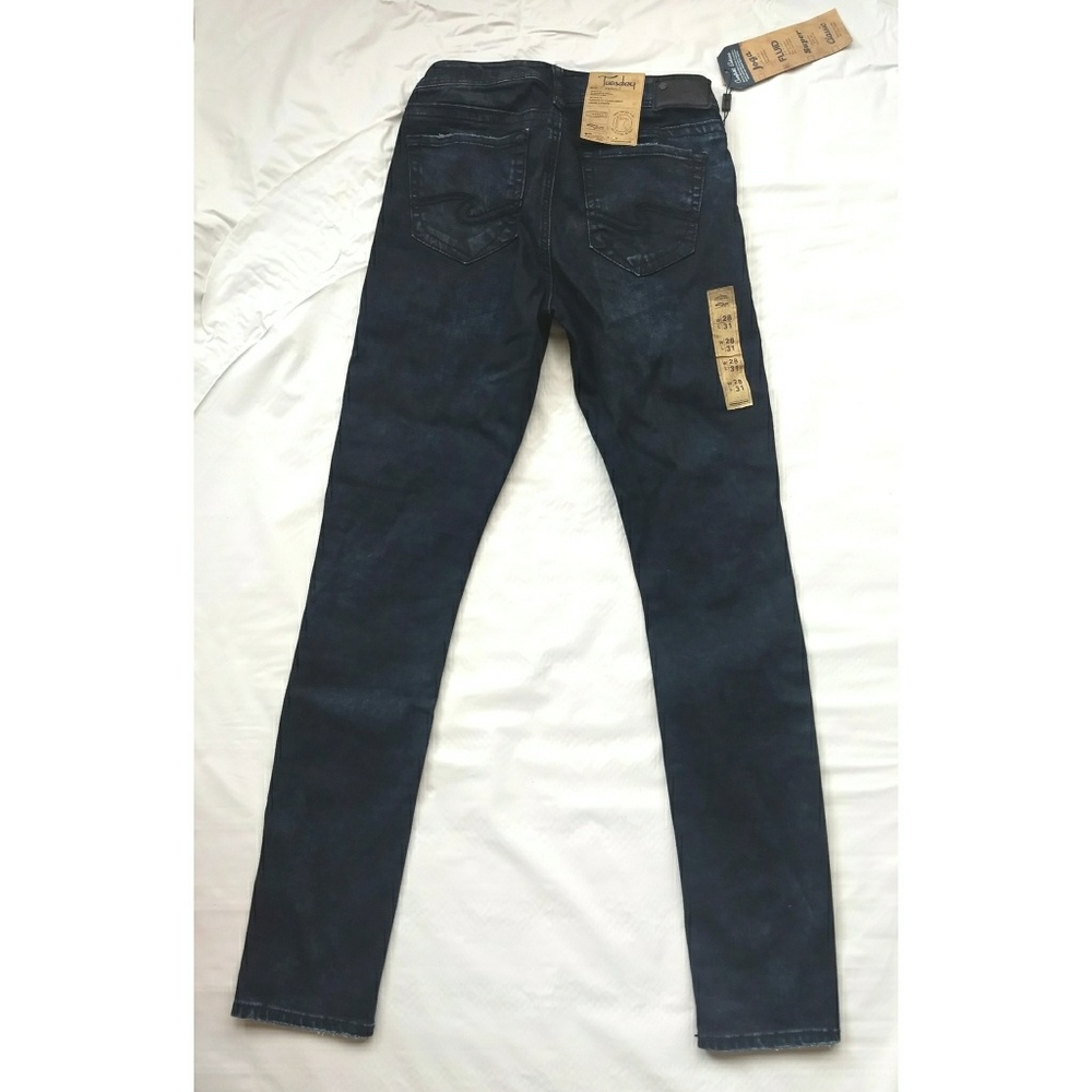 Silver Tuesday Mid Skinny Jeans - Picture 4 of 7